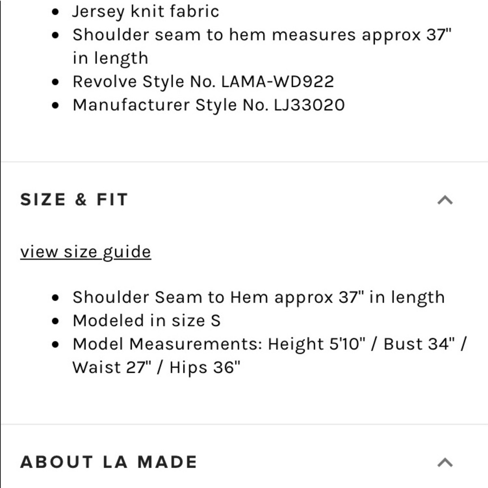 NWT LA Made dress - Picture 4 of 5